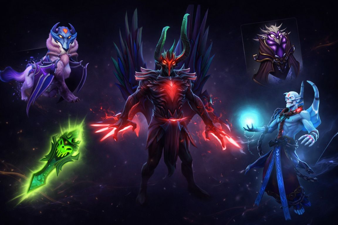 Dota 2 daiktai, paruošti keitimui CS.TRADE